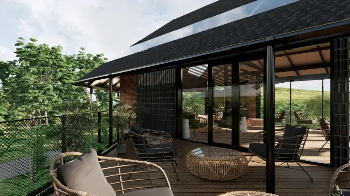 cafe oray tapa resort I architect Bandung